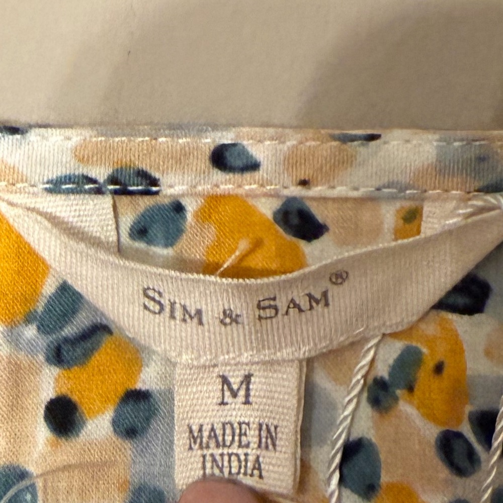 NWT Sim & Sam Top - Picture 4 of 7